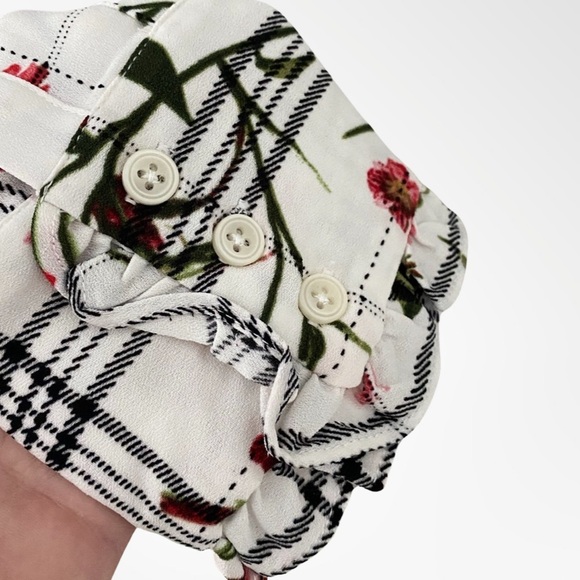 Rachel Roy Collection Plus Size Long Sleeve Floral Blouse Career NWT Size 16W - Picture 4 of 9